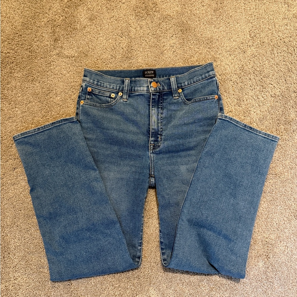 Set of 3 pairs of J Crew Stovepipe denim jeans, size 26 - Picture 3 of 7